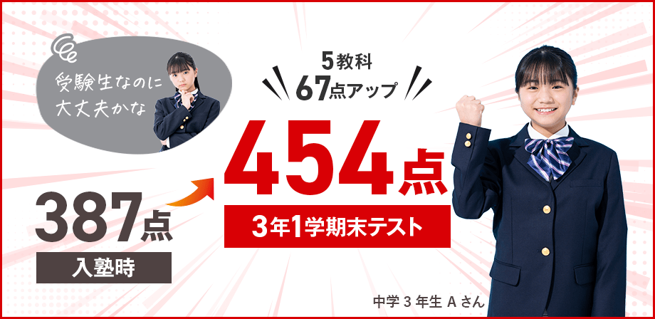 中学3年生Aさん