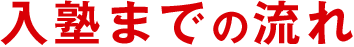 入塾までの流れ